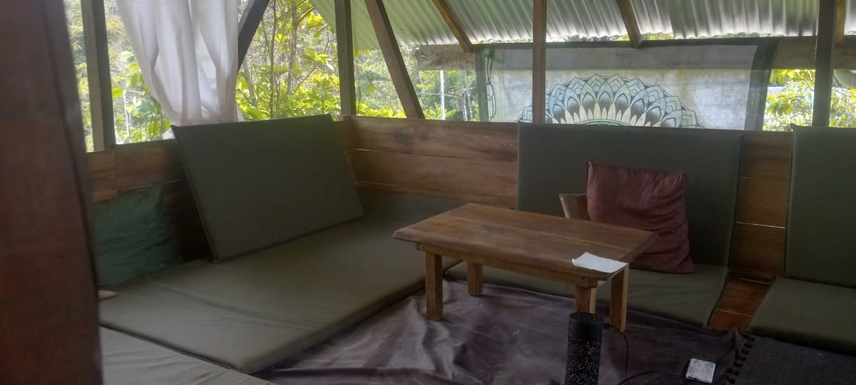 Comfy lounge space